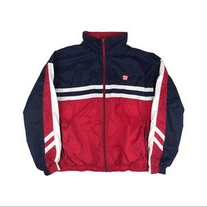 SOLD Wilson Tennis Windbreaker Track Jacket Vintage
